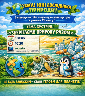 Зберігаємо планету разом